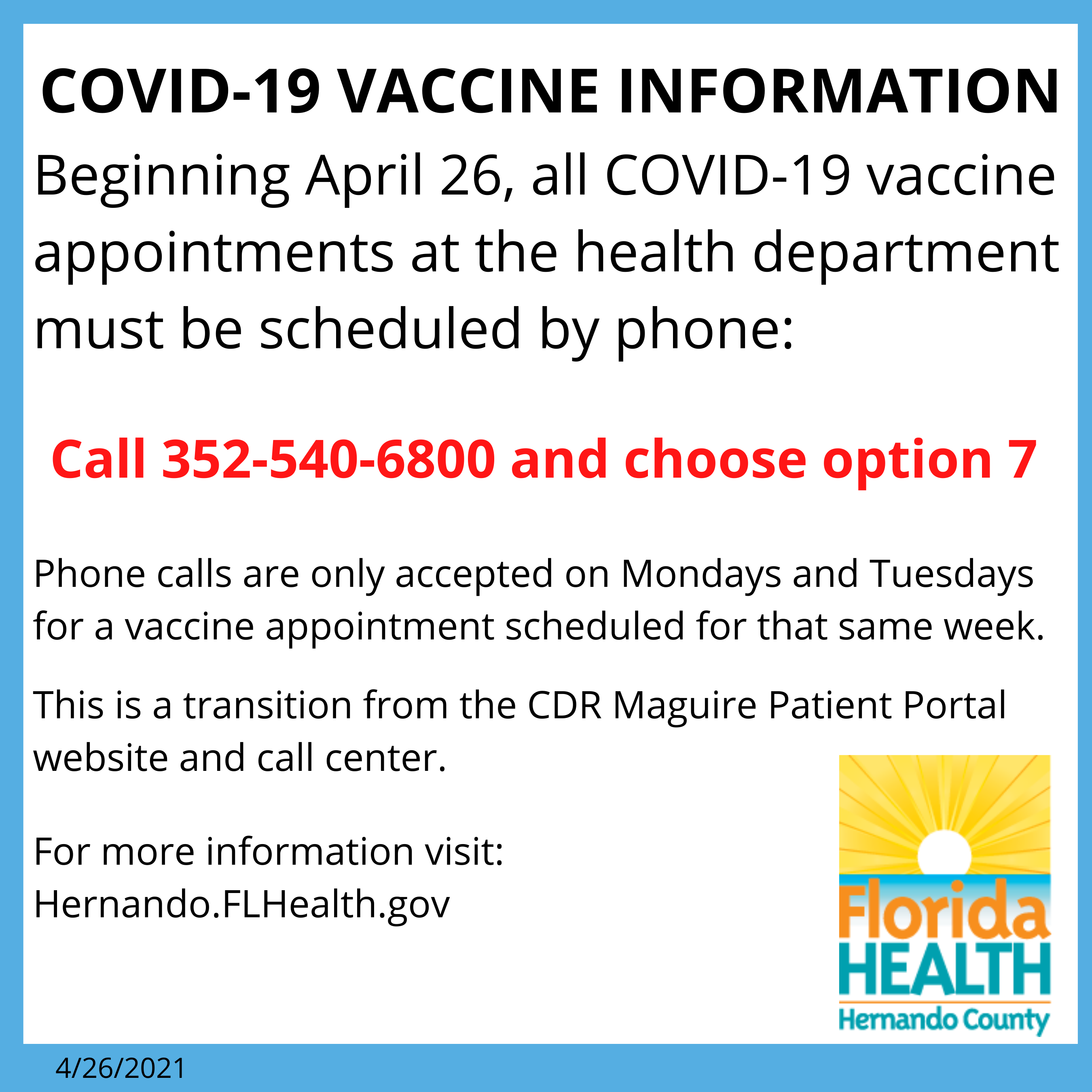 COVID-19 Vaccine Update